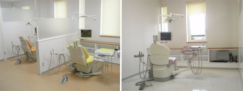 清潔で安心感のある北斗歯科クリニックの診療室